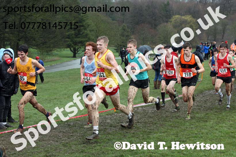 Intermediate boys 2019 New Balance English Schools Cross Country Champs, Temple Newsam, Leeds. Photo:  David T. Hewitson/Sports for All Pics